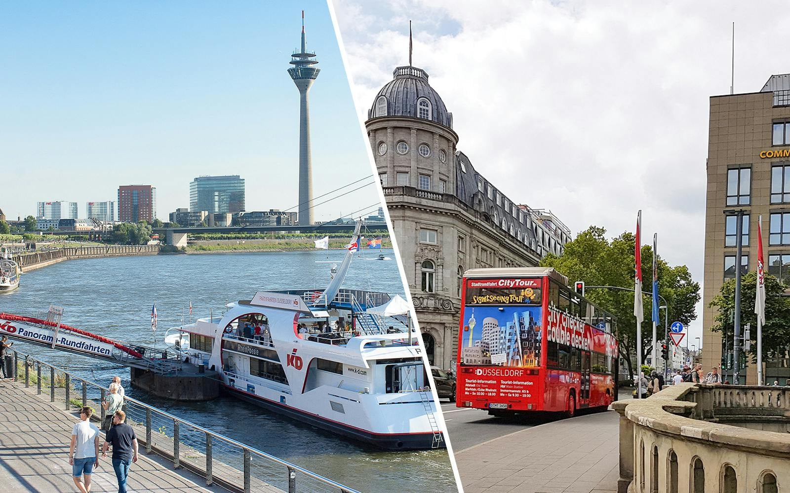 Evening River Boat Cruise in Düsseldorf