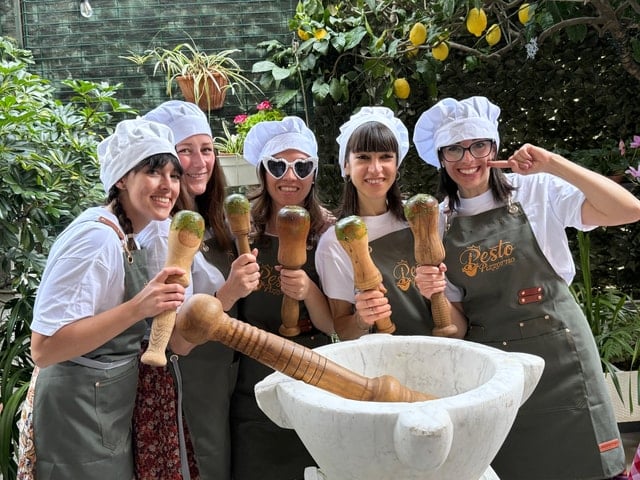 Genoese Pesto Making Class