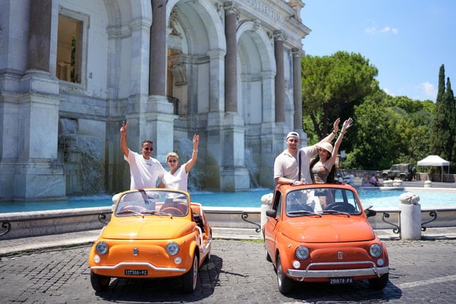 Rome Fiat 500 Tour