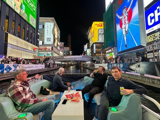 Best Osaka Sightseeing: Dotonbori River Cruise Tours