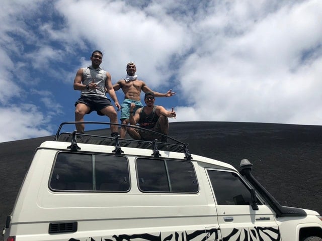 Serbian Volcano Boarding