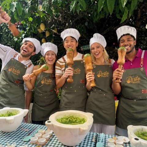 Authentic Genoese Pesto Class in Genoa