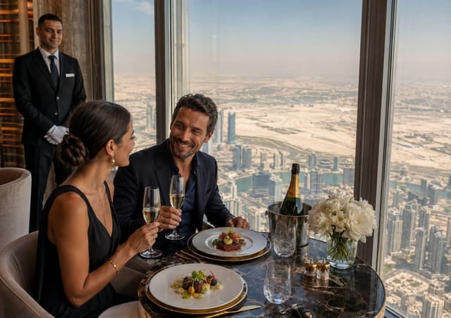 Luxury Dining at Burj Khalifa Atmosphere Restaurant