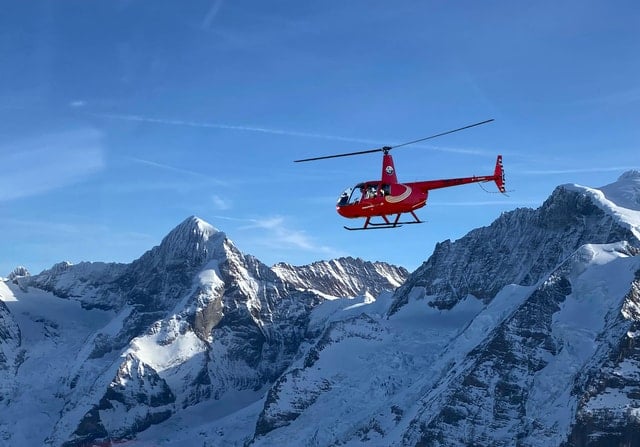 Matterhorn Helicopter Tour: Bern Views