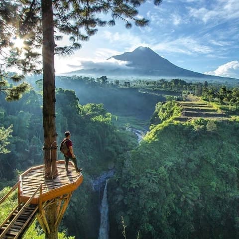 Kedung Kayang Waterfall & Merapi Jeep Lava Tour