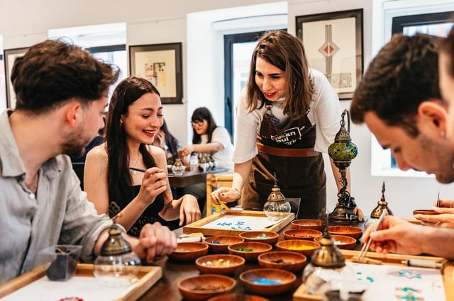 Istanbul Mosaic Lamp Workshop