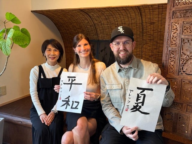 Kamakura Calligraphy Experience
