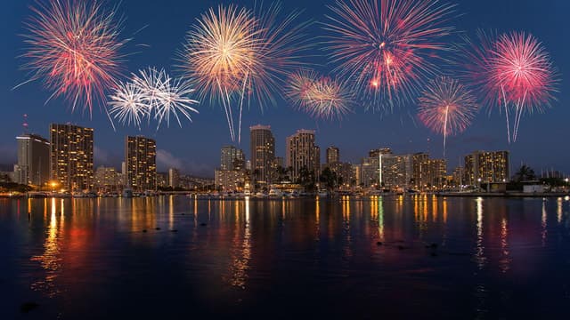 Waikiki Fireworks Cruise