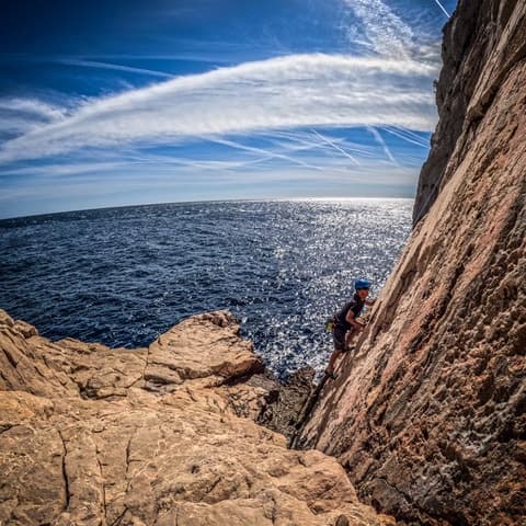 Premium Calanques Climbing Adventure in Cassis