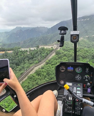 Mutianyu Great Wall Helicopter Tour