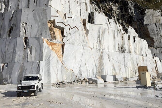Authentic Carrara Marble Quarries Tours from Pisa