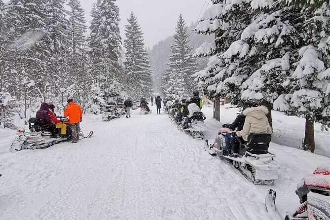 Epic Winter Snowmobile Adventures in the Carpathian Mountains
