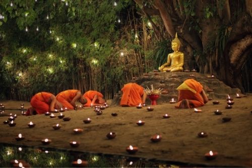 Magha Puja in Chiangmai Thailand Holidays