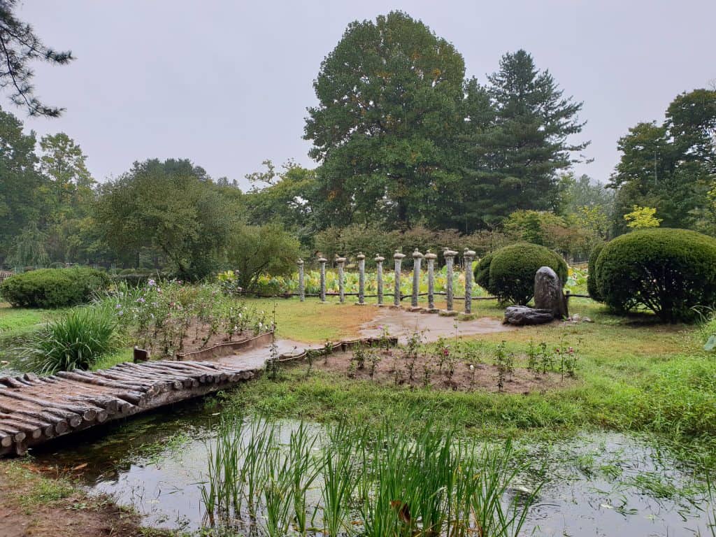 A garden of Nami Island