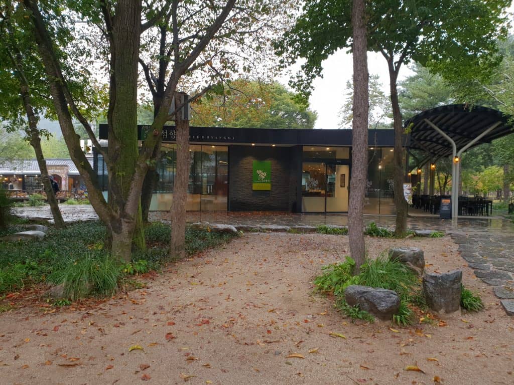 Korean traditional restaurant in Nami Island