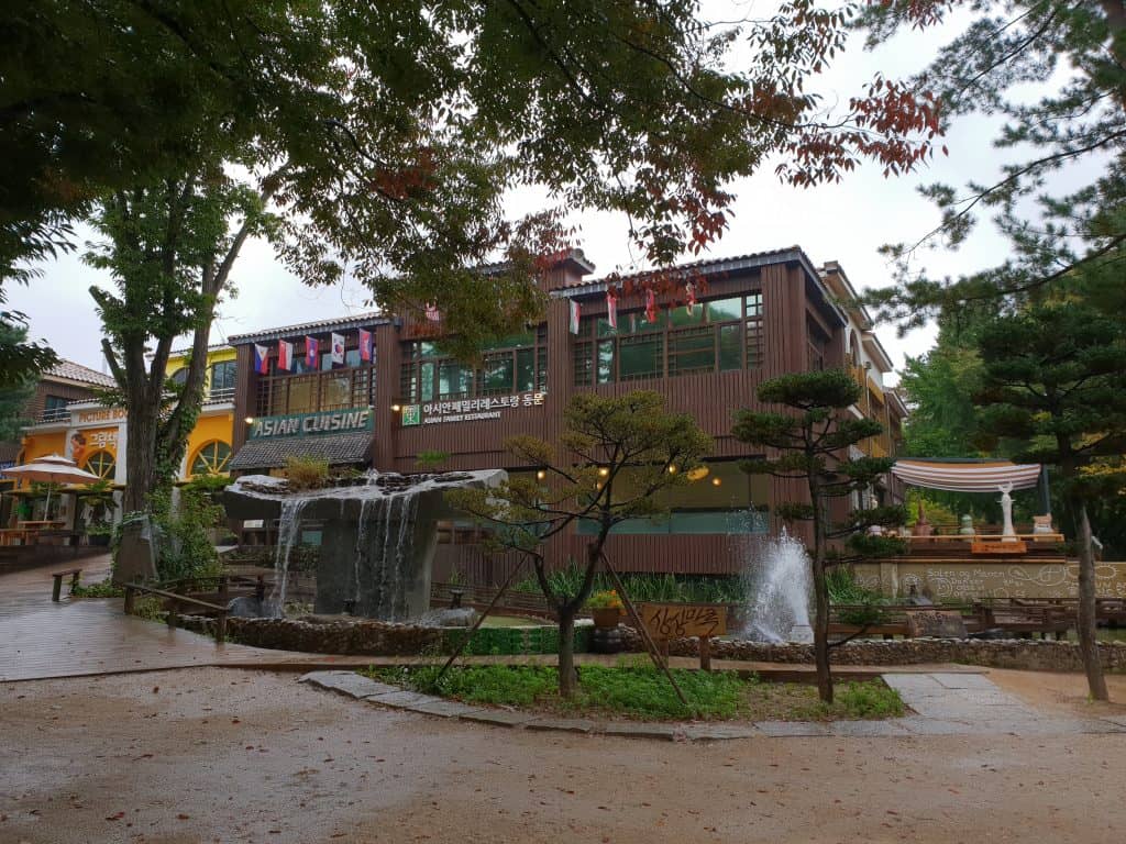 Asian cuisine restaurant in Nami Island