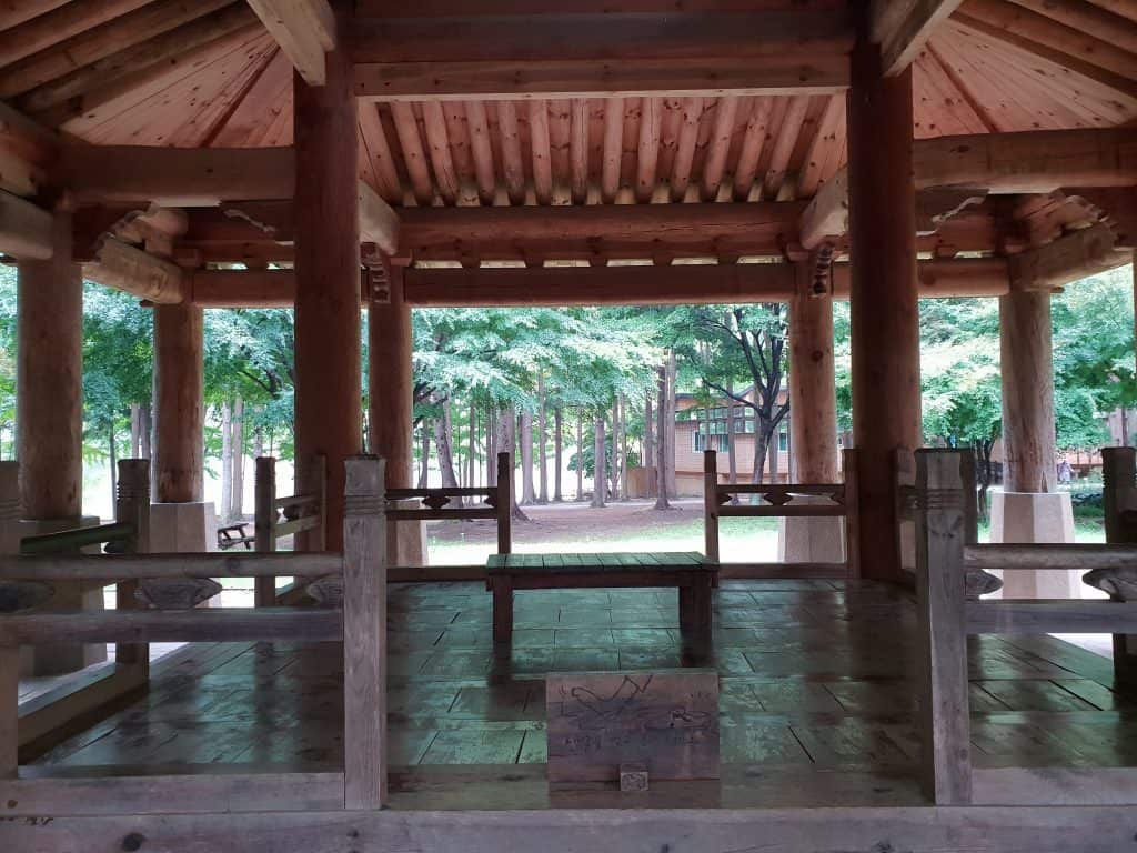 A Korean traditional gazebo