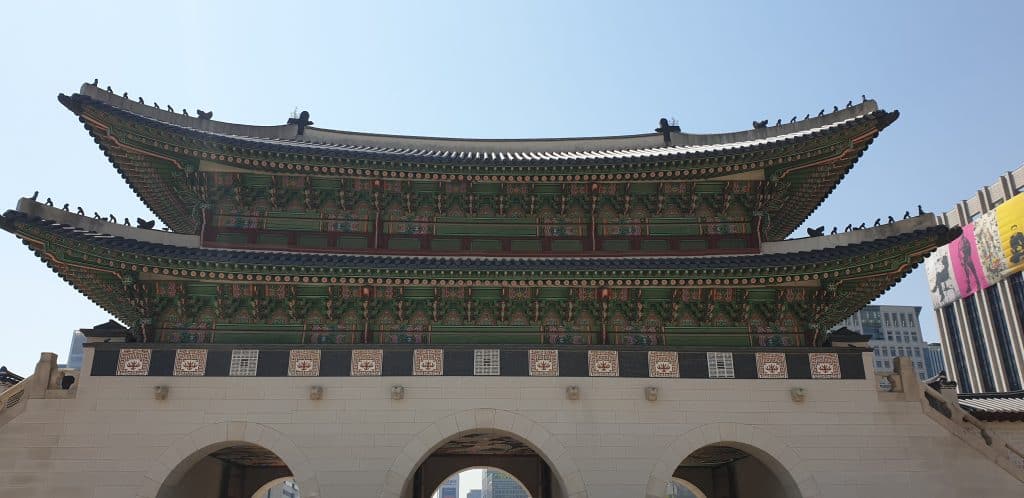 Gwanghwamun of Gyeongbokgung Palace
