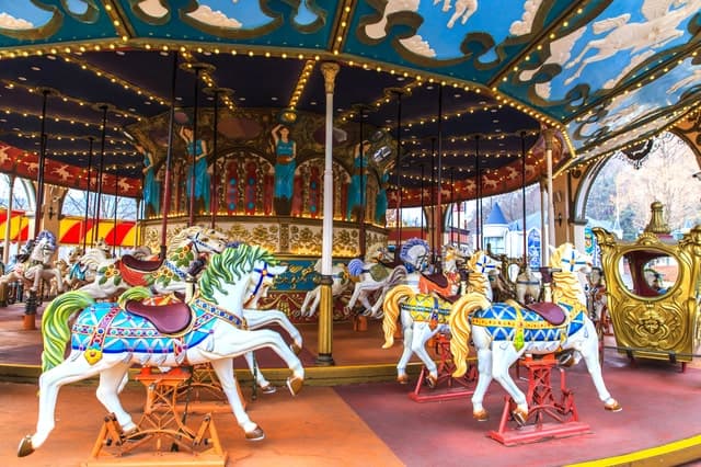 Everland Theme Park Carousel