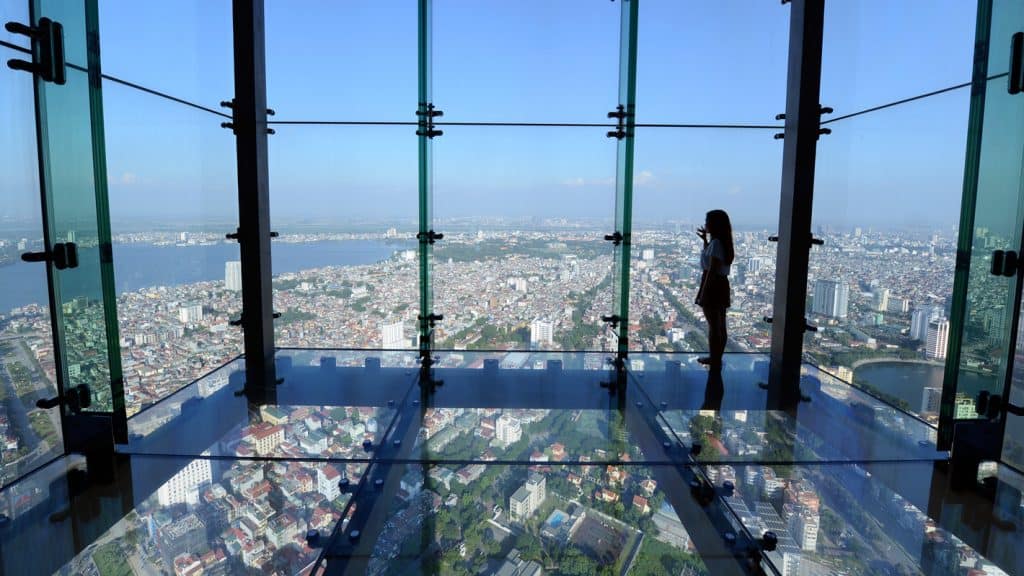 Seoul Sky observatory view point