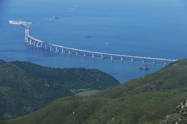 hong kong zhuhai macau long bridge