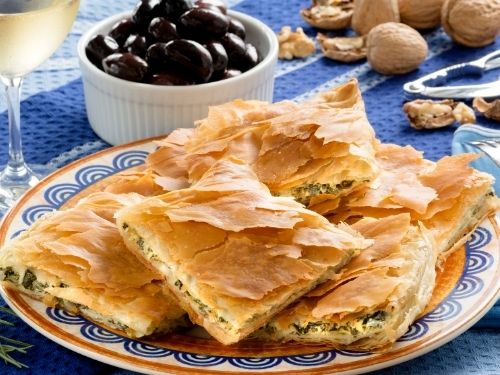 Greek speenach pie