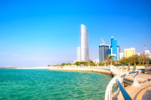 The Abu Dhabi Corniche