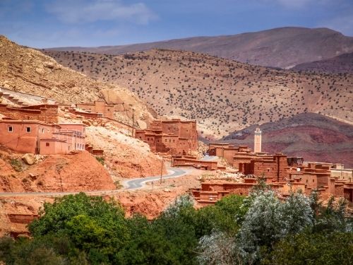 Village in The Atlas Mountains