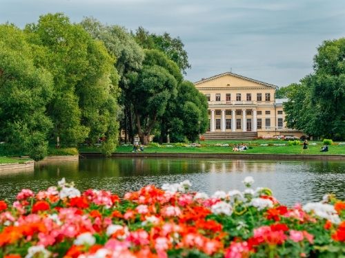 Yusupov Palace Garden in Saint Petersburg