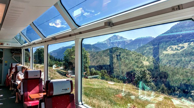 Swiss Alps Bernina Express Rail
