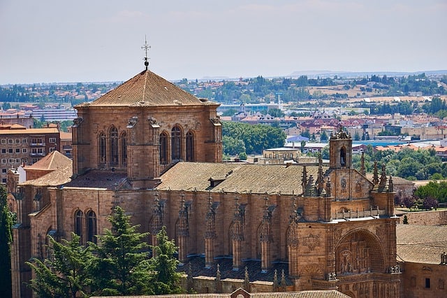salamanca is a slightly expensive neighborhood in madrid, spain with upscale shopping centers and trendy eateries