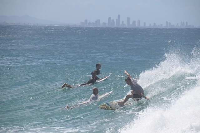 Gold Coast Australia surfing