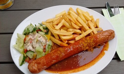 Currywurst top food in berlin