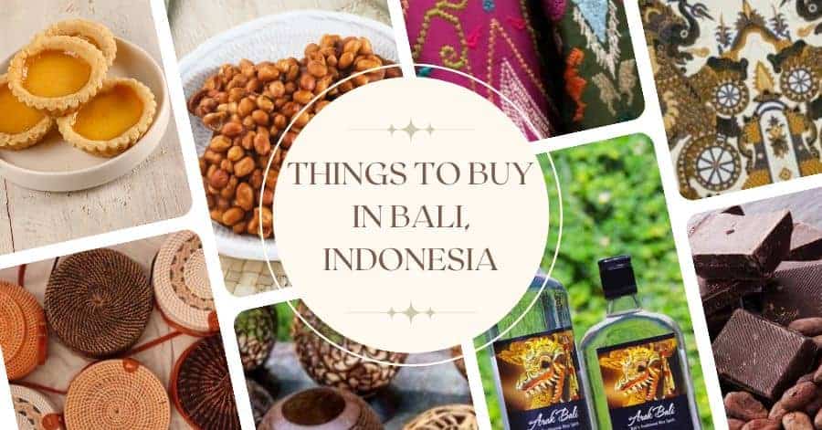 Top Things To Buy in Bali Indonesia