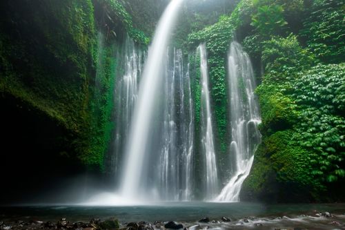 Tiu Kelep Waterfall in Lombok