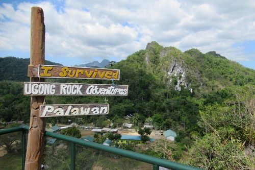 Ugong Rock in Puerto Princesa Palawan Philippines