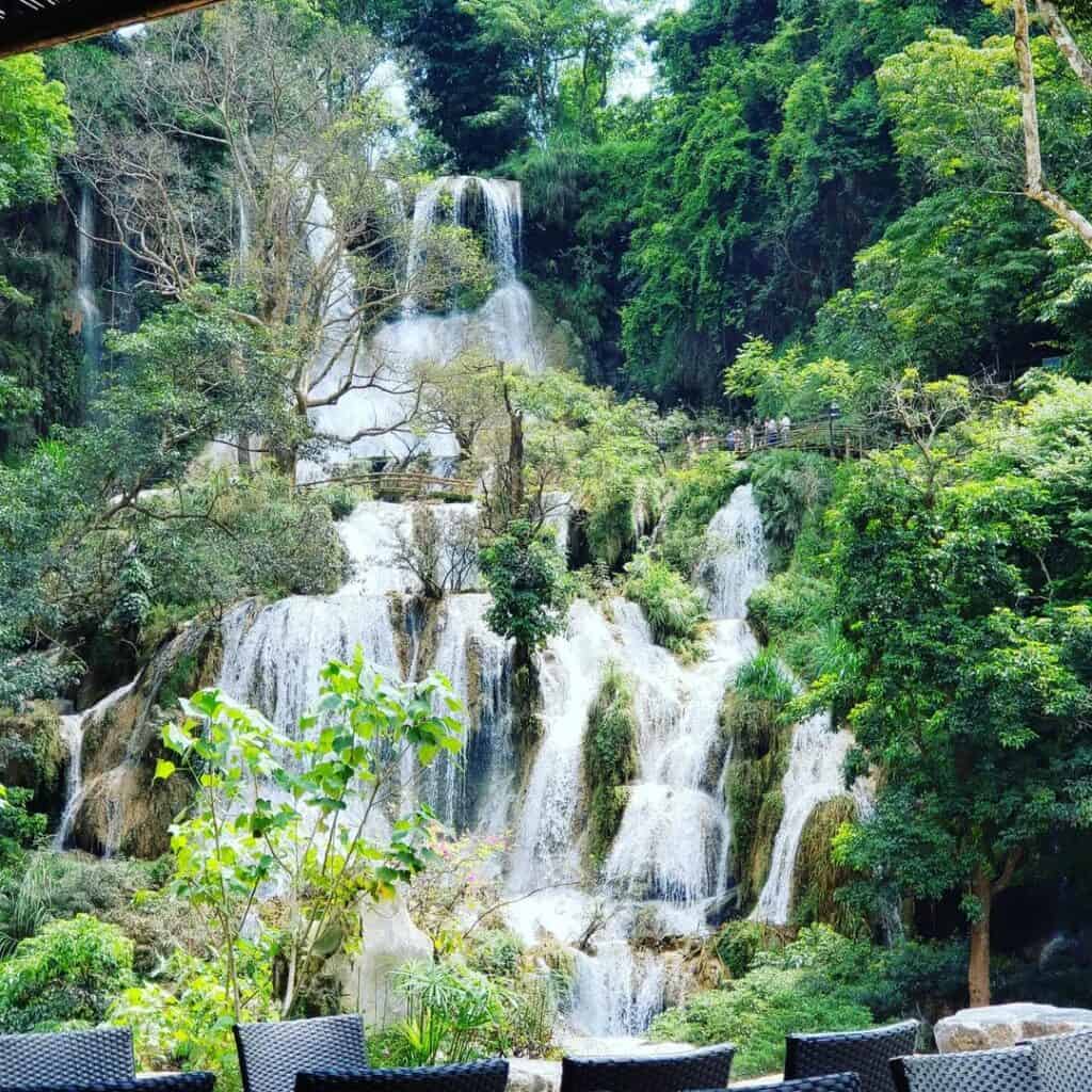 Beautiful scene of Dai Yem waterfall