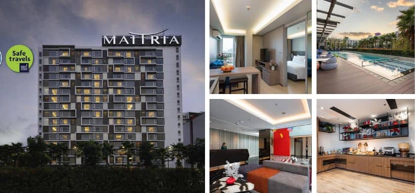 The beautiful Maitria hotel in Rama 9. 