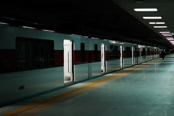 An Underground metro station bangkok public transportation
