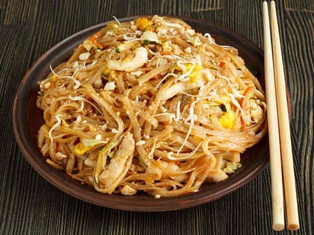 Pad Thai (Fresh plate of Pad Thai noodles)