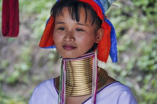 The famous hill tribe people of Chiang Mai