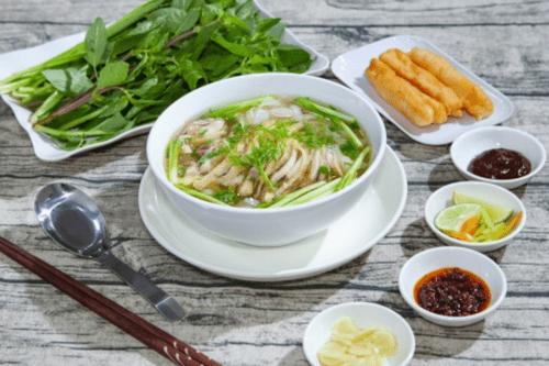 Pho Ga - chicken noodle at Pho 10 Ly Quoc Su