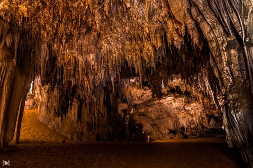 Inside Djara Cave in Egypt.