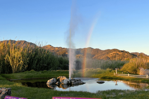 Old Faithful geysers - one of the best things to do in Napa with kids