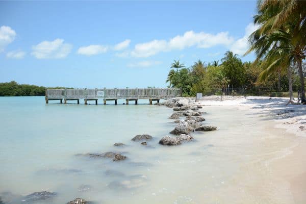 A beautiful day at Sombrero Beach, beaches in Key West,