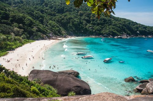 A beautiful view of the Similan islands
