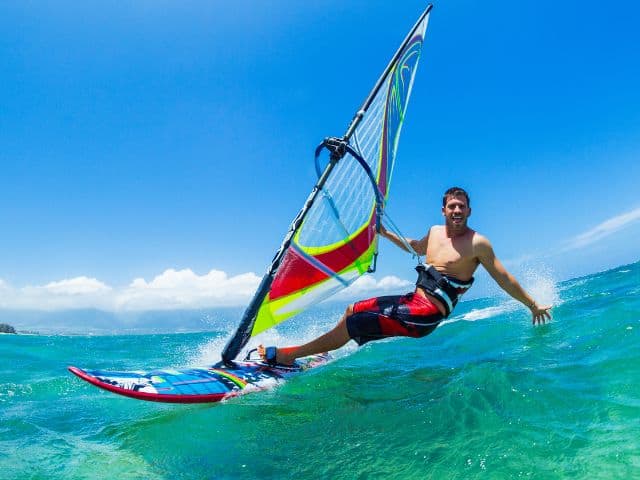 Windsurfing fun in Key West