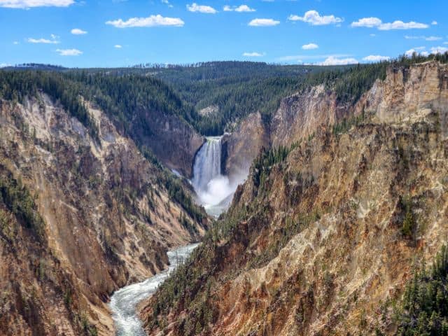 Stunning canyons of Yellowstone