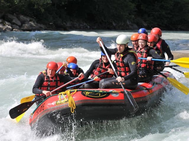 Whitewater rafting adventures in Yellowstone river