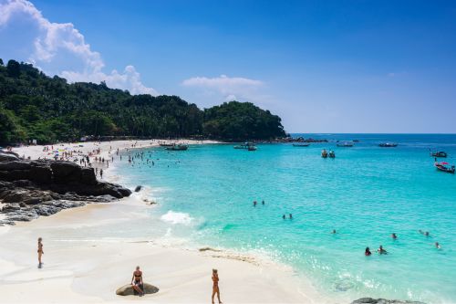View of freedom beach in Southwest Phuket